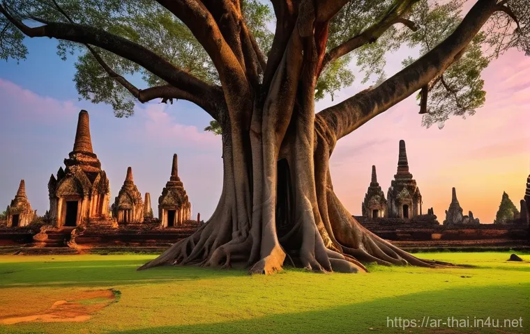 태국 내륙 여행지 - **Northern Thailand's Serene Splendor**
    "A picturesque and serene landscape depicting the cultur...