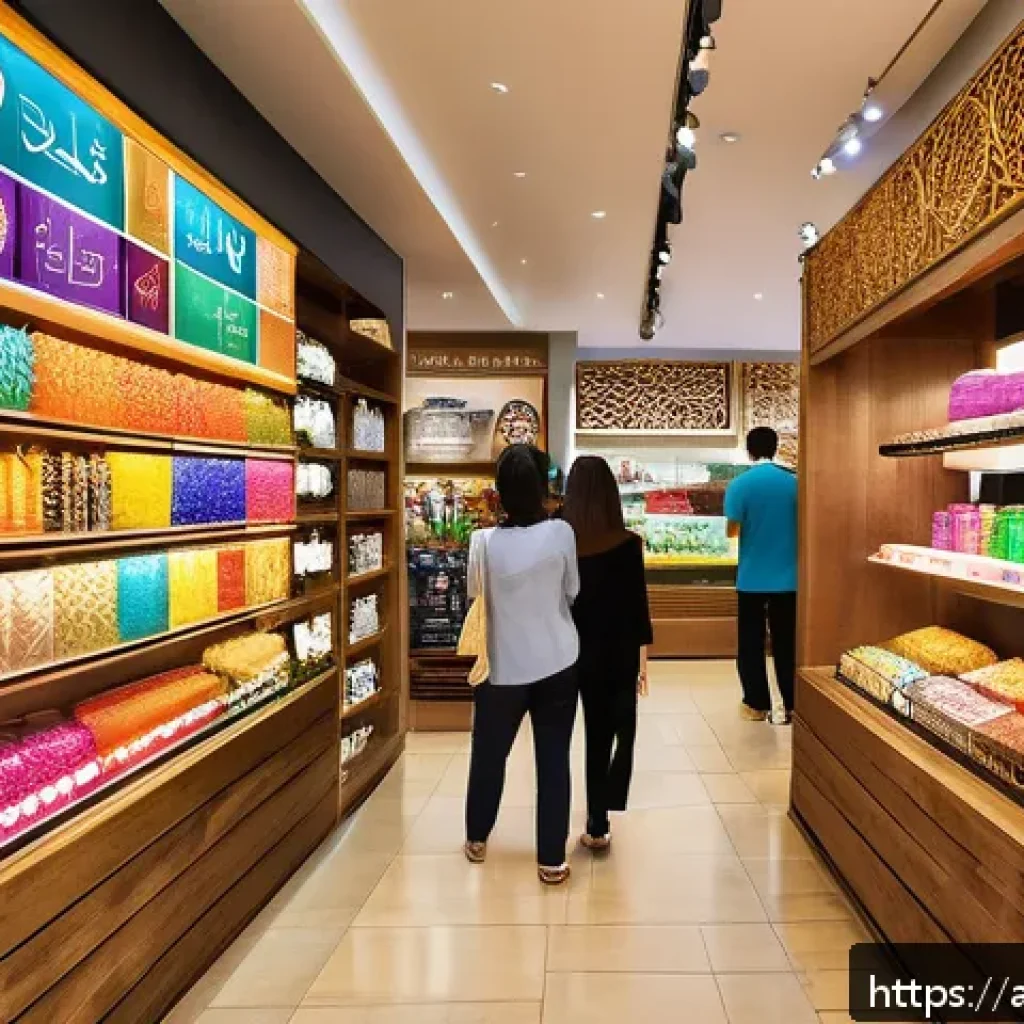 태국의 글로벌 브랜드 사례 - A vibrant marketplace scene showcasing Thai brands adapting to global markets: diverse cultural shop...